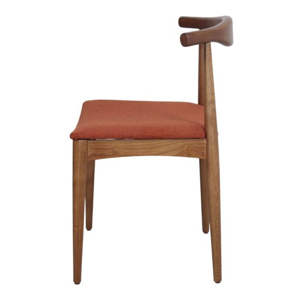 Silla RANGER, Madera Maciza / Textil Teja. Vackart Silla RANGER, Madera Maciza / Textil Teja. Vackart