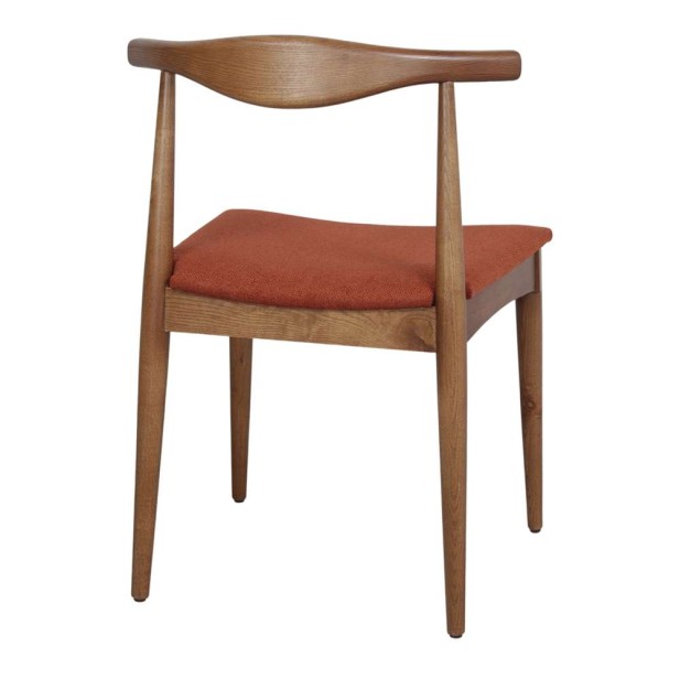 Silla RANGER, Madera Maciza / Textil Teja. Vackart Silla RANGER, Madera Maciza / Textil Teja. Vackart