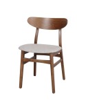 Silla BURIAL, Madera Maciza / Textil Arena