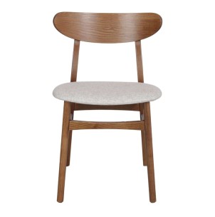 Silla BURIAL, Madera Maciza / Textil Arena. Vackart 2