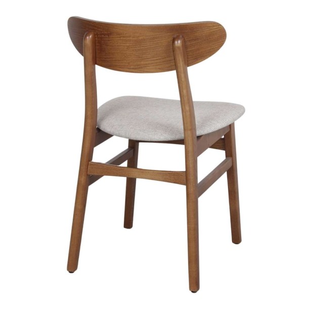 Silla BURIAL, Madera Maciza / Textil Arena. Vackart