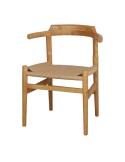 Silla VENTURA, Madera Natural / Cuerda
