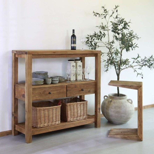 Aparador COMEDY, Madera Reciclada Natural. Vackart