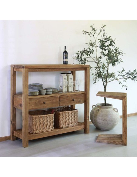 Aparador COMEDY, Madera Reciclada Natural. Vackart