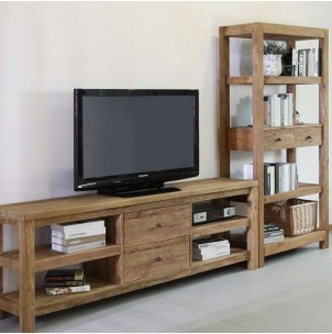 Estantería ENOTECA, Madera Reciclada Natural. Vackart 2