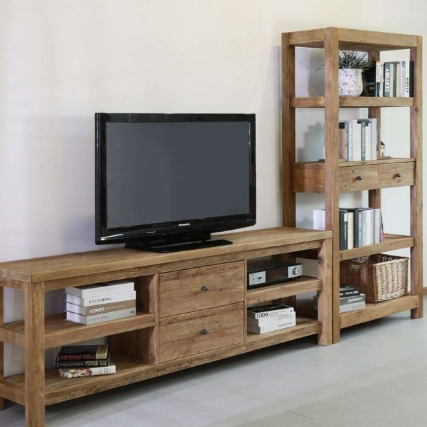 Estantería ENOTECA, Madera Reciclada Natural. Vackart