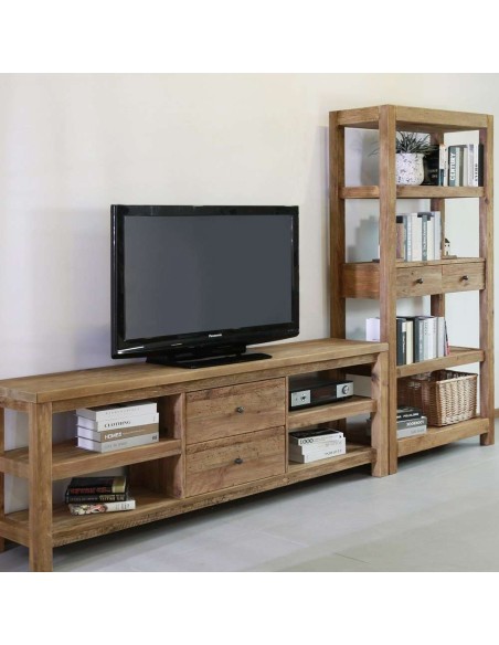 Estantería ENOTECA, Madera Reciclada Natural. Vackart