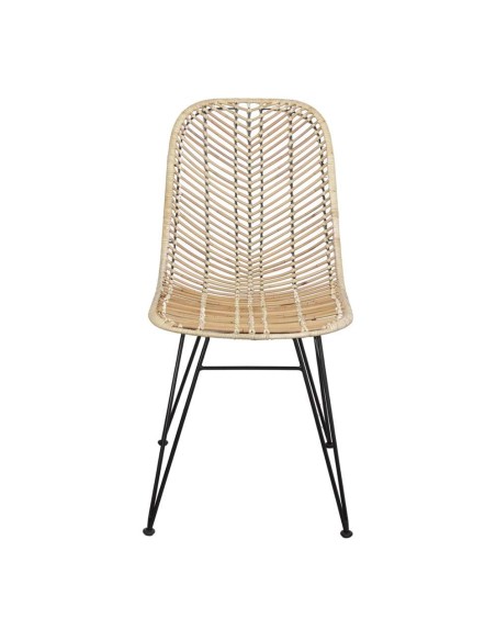 Silla ODESA, Ratán Natural / Metal. Vackart