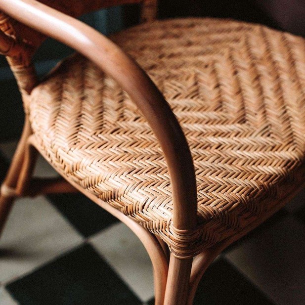 Silla DEVON, Ratán Natural. Vackart