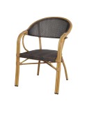 Silla Exterior SITIAL, Metal Natural / Textilene
