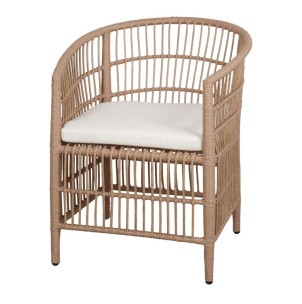 Sillón Exterior JEFFRY, Ratán Sintético / Metal. Vackart