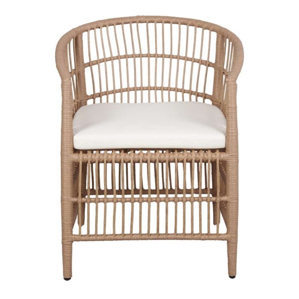 Sillón Exterior JEFFRY, Ratán Sintético / Metal. Vackart Sillón Exterior JEFFRY, Ratán Sintético / Metal. Vackart