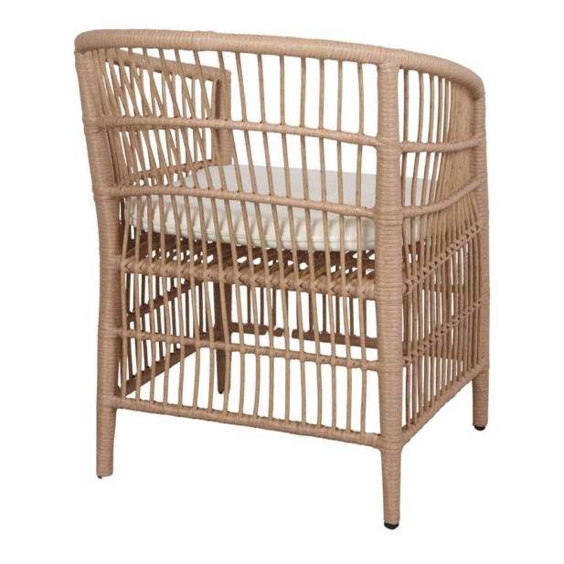 Sillón Exterior JEFFRY, Ratán Sintético / Metal. Vackart Sillón Exterior JEFFRY, Ratán Sintético / Metal. Vackart