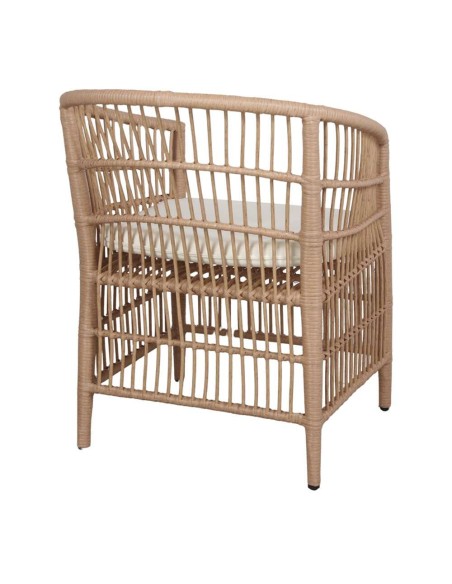 Sillón Exterior JEFFRY, Ratán Sintético / Metal. Vackart