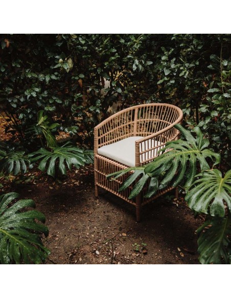 Sillón Exterior JEFFRY, Ratán Sintético / Metal. Vackart