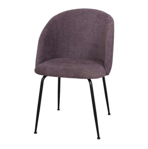 Silla BLAPIN, Textil Púrpura / Metal - Vackart. Las modernas y más exclusivas sillas de diseño nórdico en Vackart, tu tienda diseño online.