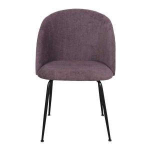 Silla BLAPIN, Textil Púrpura / Metal. Vackart 2