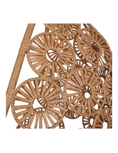 Silla Colgante CORFU, Ratán Sintético / Textil Beige / Metal. Vackart