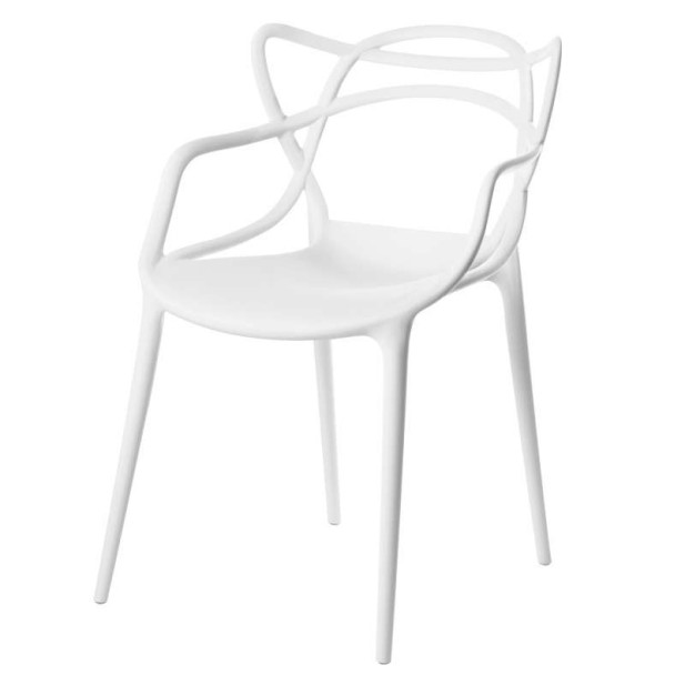 Silla ORB, Polipropileno Blanco. Vackart