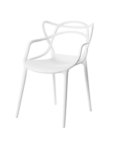 Silla ORB, Polipropileno Blanco. Vackart