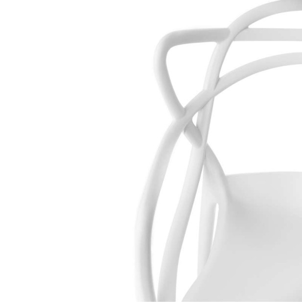 Silla ORB, Polipropileno Blanco. Vackart Silla ORB, Polipropileno Blanco. Vackart