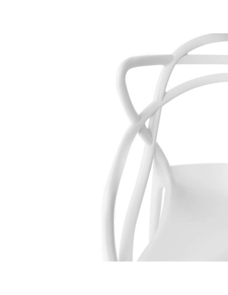 Silla ORB, Polipropileno Blanco. Vackart