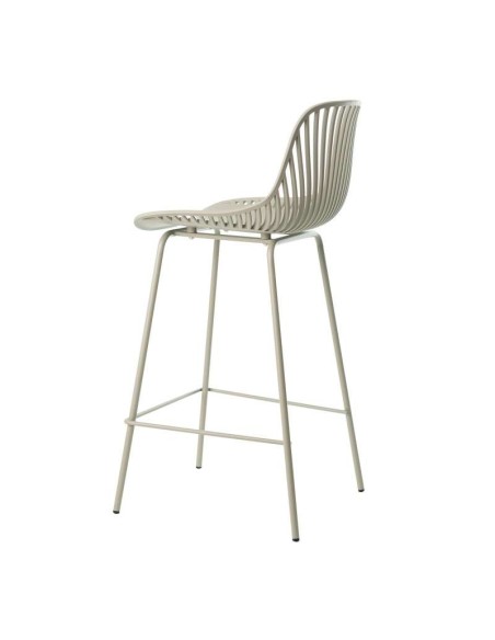 Taburete Alto SKÅL 65,5 cm, Metal / Polipropileno Menta. Vackart