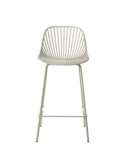 Taburete Alto SKÅL 65,5 cm, Metal / Polipropileno Menta. Vackart