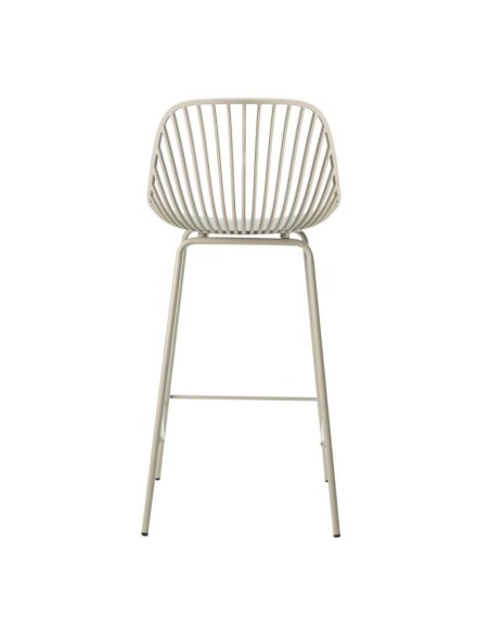 Taburete Alto SKÅL 65,5 cm, Metal / Polipropileno Menta. Vackart