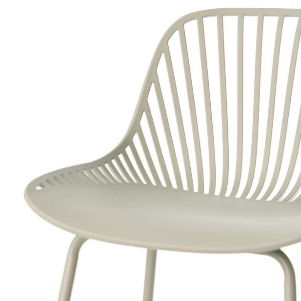 Taburete Alto SKÅL 65,5 cm, Metal / Polipropileno Menta. Vackart Taburete Alto SKÅL 65,5 cm, Metal / Polipropileno Menta. Vackart