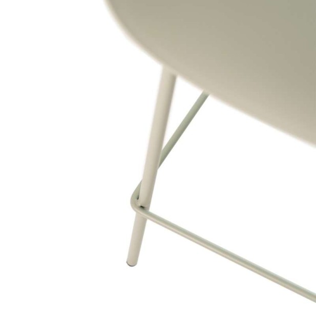 Taburete Alto SKÅL 65,5 cm, Metal / Polipropileno Menta. Vackart Taburete Alto SKÅL 65,5 cm, Metal / Polipropileno Menta. Vackart