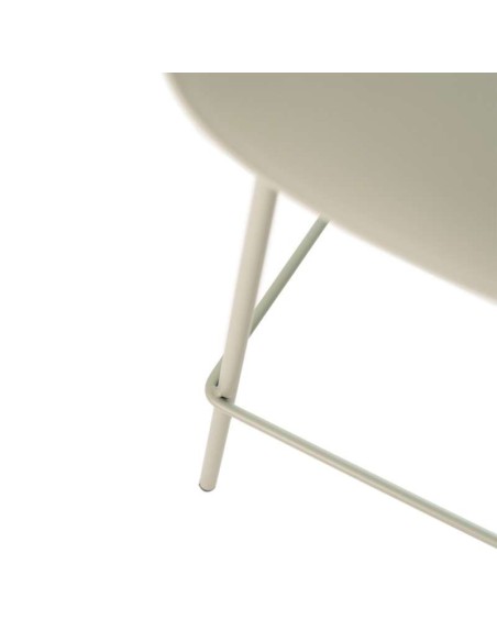Taburete Alto SKÅL 65,5 cm, Metal / Polipropileno Menta. Vackart