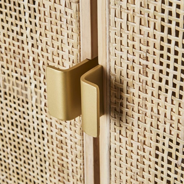 Aparador HARRY 85x170 cm, Madera / Ratán Natural - Affari. Vackart