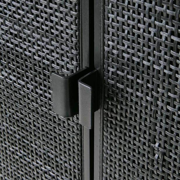 Aparador HARRY 85x170 cm, Madera / Ratán Negro - Affari. Vackart Aparador HARRY 85x170 cm, Madera / Ratán Negro - Affari. Vackart