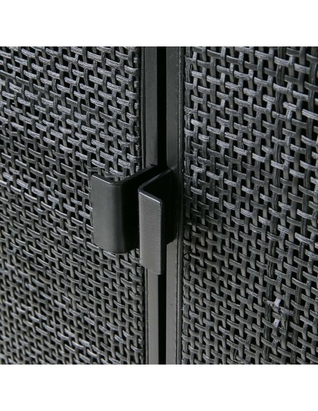 Aparador HARRY 85x170 cm, Madera / Ratán Negro - Affari. Vackart