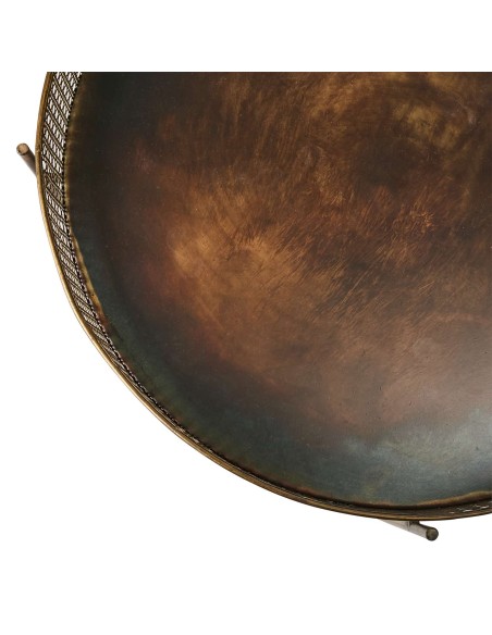 Mesa Auxiliar THOMAS L, Latón Antiguo - Affari. Vackart