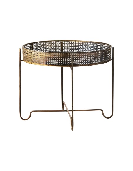 Mesa Auxiliar THOMAS L, Latón Antiguo - Affari. Vackart