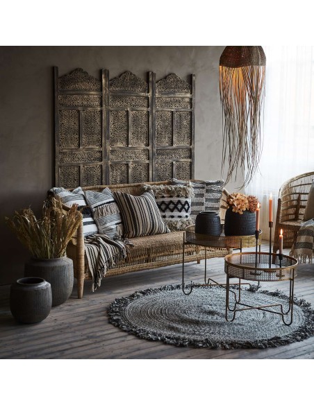 Mesa Auxiliar THOMAS L, Latón Antiguo - Affari. Vackart