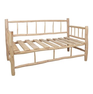 Sofá BOLTON 3 Plazas, Madera Natural. Vackart 2