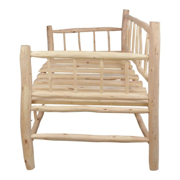 Sofá BOLTON 3 Plazas, Madera Natural. Vackart