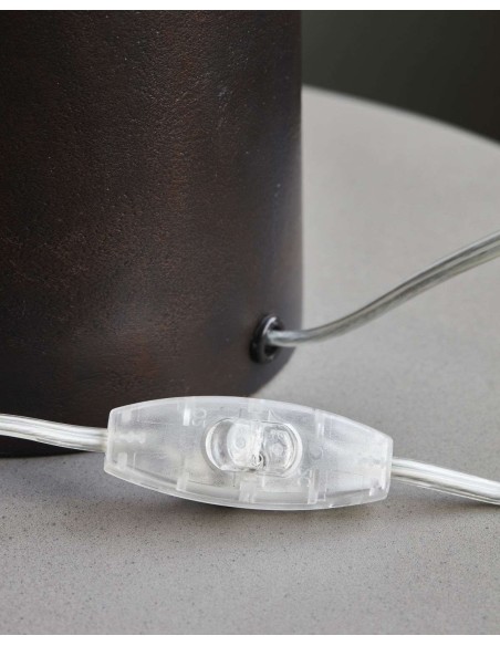 Lámpara de Sobremesa NOTE , Cristal Humo / Latón - House Doctor. Vackart