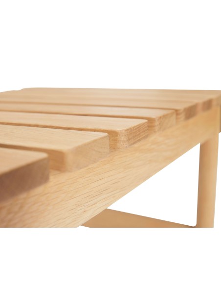 Banco ROW 70 cm, Roble Natural - Hübsch. Vackart