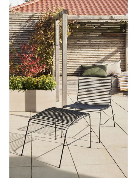 Sillón STRING, Metal Negro - Hübsch. Vackart