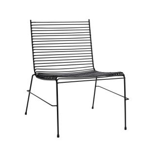 Sillón STRING, Metal Negro - Hübsch. Vackart