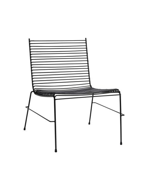 Sillón STRING, Metal Negro - Hübsch. Vackart