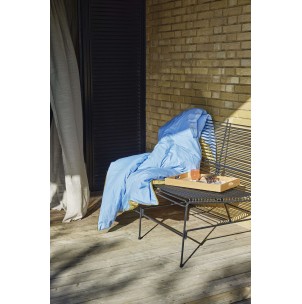 Banco con Respaldo STRING, Metal Negro - Hübsch 2