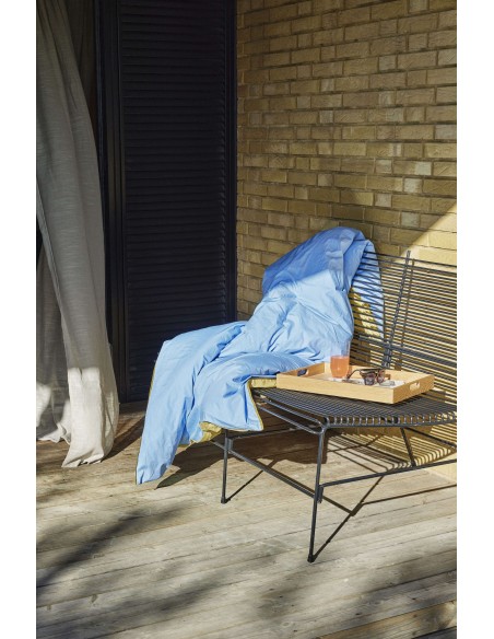 Banco con Respaldo STRING, Metal Negro - Hübsch