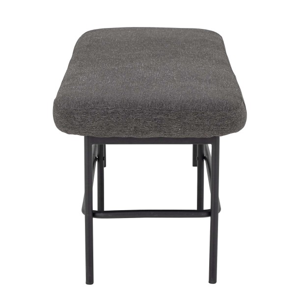 Banco FARELL, Poliéster / Metal Gris - Bloomingville. Vackart Banco FARELL, Poliéster / Metal Gris - Bloomingville. Vackart