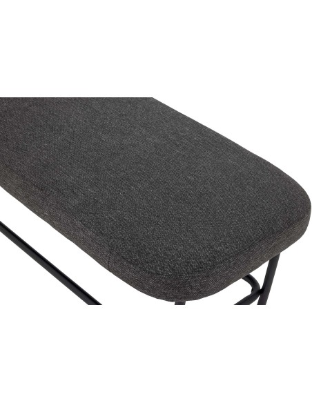 Banco FARELL, Poliéster / Metal Gris - Bloomingville. Vackart