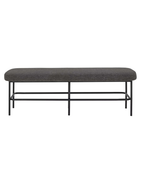 Banco FARELL, Poliéster / Metal Gris - Bloomingville. Vackart